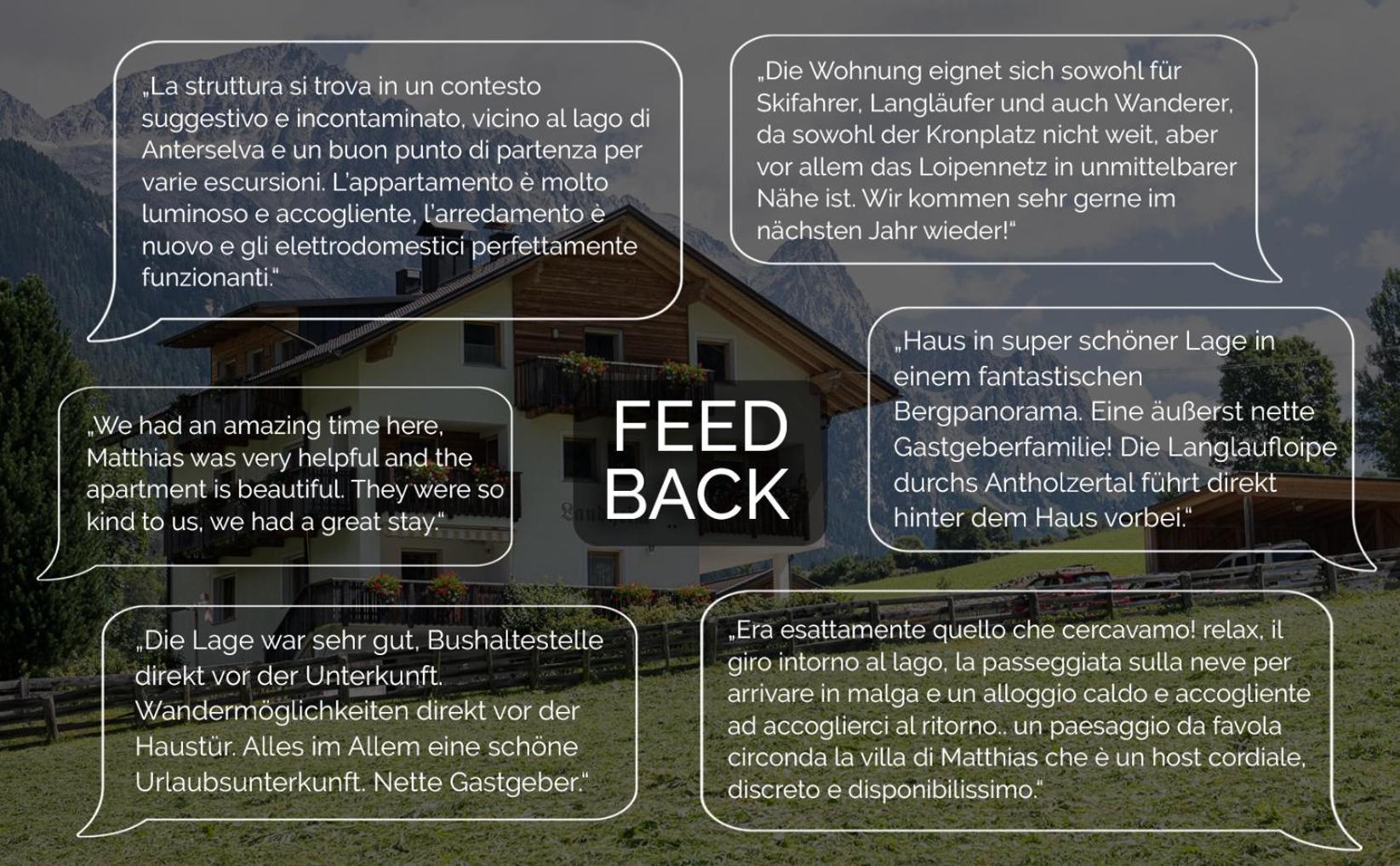 Apartments Nature Apis Landheim Anterselva di Mezzo Kültér fotó